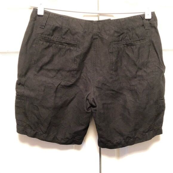 MICHAL Michael Kors Zipper Detail Linen Shorts - Picture 4 of 5
